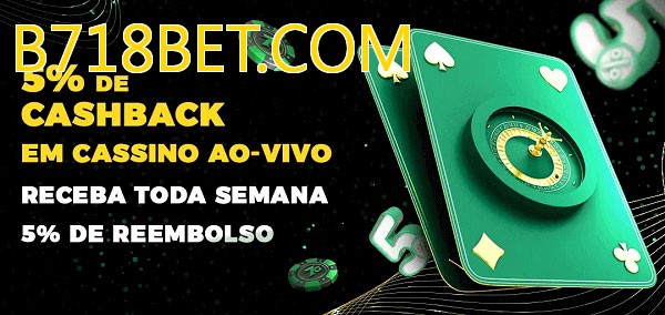 Promoções do cassino ao Vivo B718BET.COM